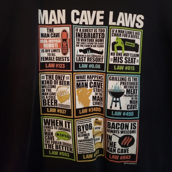 Man Cave T - Shirt - Picture 2 of 2